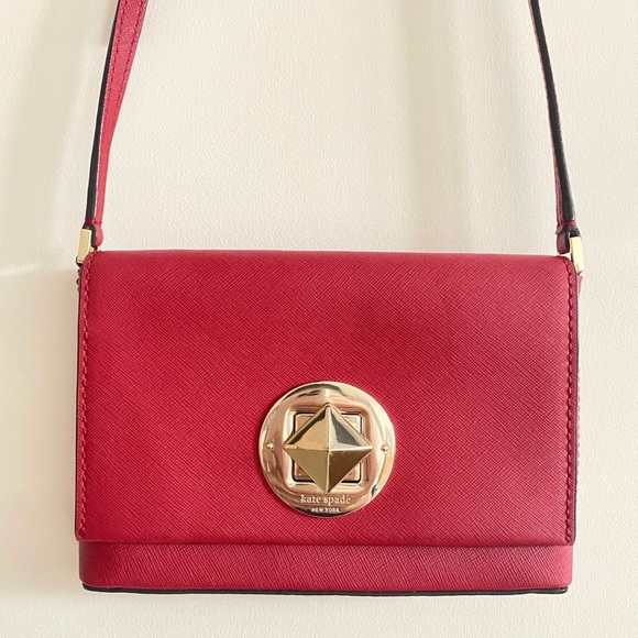 Kate Spade Red Handbag - Picture 1 of 5